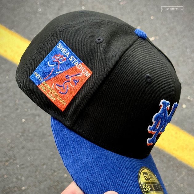 Orange New York Mets Camo Visor Gray Bottom Shea Stadium 40th Anniversary Side Patch New Era 59FIFTY Fitted 73/8