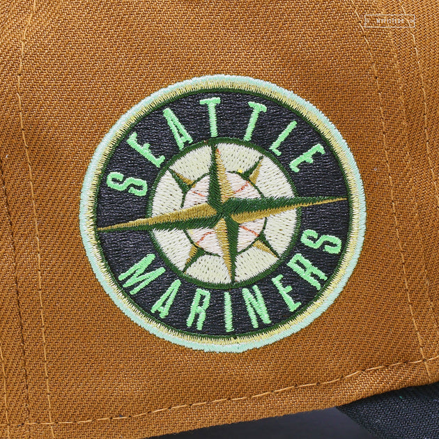 DS New Era MLB Seattle Mariners All-Star Game 2001 Patch Teal/White Fitted Hat