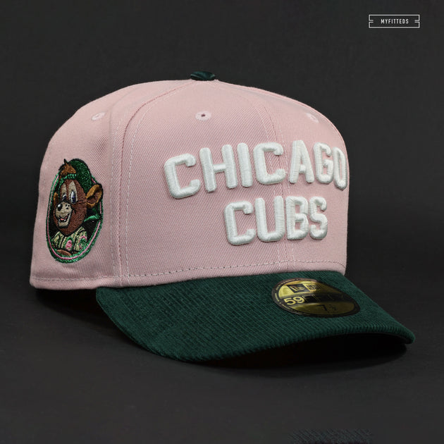 Black Chicago Cubs Clark The Bear Logo New Era 59FIFTY Fitted 75/8