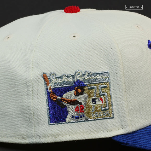 Black Jackie Robinson 75th Years 42 Side Patch New Era 9FIFTY Snapback
