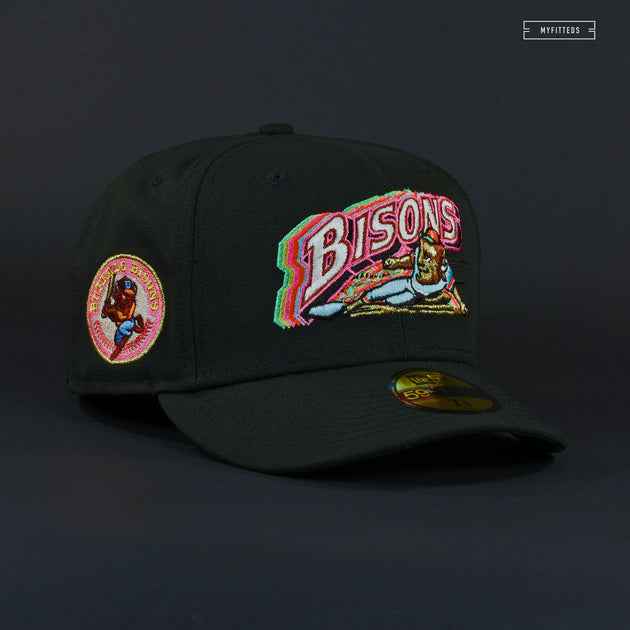 San Francisco Giants Tell It Good Bye New Era 59FIFTY Fitted Hat (Scarlet Black Green Under BRIM) 7 3/4