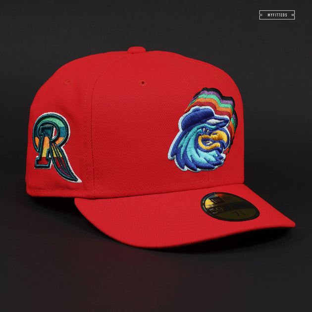 New Era Red Rochester Red Wings Authentic Collection Road 59FIFTY Fitted Hat