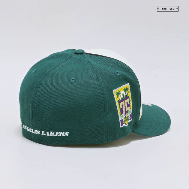 LOS ANGELES LAKERS 75TH ANNIVERSARY MAGIC JOHNSON MICHIGAN STATE NEW ERA  FITTED CAP