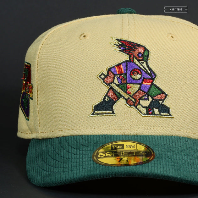 TUCSON ROADRUNNERS 5TH ANNIVERSARY OLD GOLD / HOLLY LEAF NEW ERA