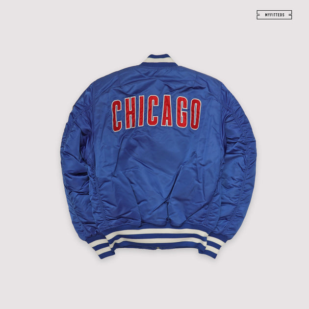 New Era X Alpha Industries CHI Cubs Bomber Jacket 'Blue, 13026001