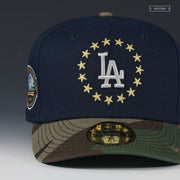 LOS ANGELES DODGERS DODGER STADIUM 50TH ANNIVERSARY PARAMOUNT NEW ERA FITTED CAP