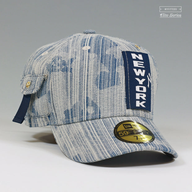 NEW YORK YANKEES ELITE SERIES DENIM TEARS X CPFM X LEVIS INSPIRED NEW ERA FITTED CAP