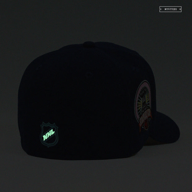 NEW JERSEY DEVILS 2003 STANLEY CUP NIGHTSHADE GLOW IN THE DARK NEW ERA FITTED CAP