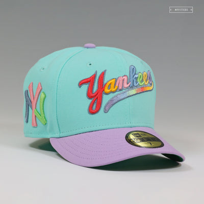 NEW YORK YANKEES PASTEL GRADIENCE VERDY X ISHOD INSPIRED NEW ERA FITTED CAP