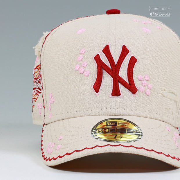 NEW YORK YANKEES 2000 WORLD SERIES VALENTINE'S DAY ELITE SERIES NEW ERA FITTED CAP