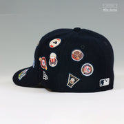 NEW YORK YANKEES WORLD SERIES AND MILESTONES VARSITY JACKET ELITE SERIES NEW ERA CAP