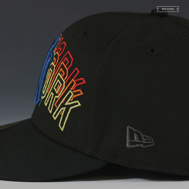 NEW YORK YANKEES 1996 WORLD SERIES SPACE INVADERS INSPIRED NEW ERA FITTED CAP