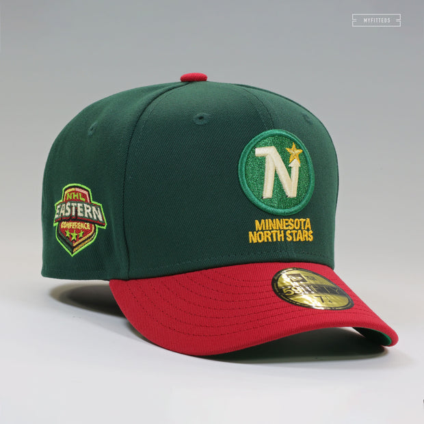 MINNESOTA NORTH STARS VINTAGE HOCKEY EASTERN CONFERENCE NEW ERA FITTED CAP