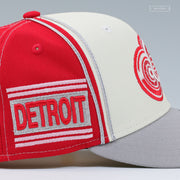 DETROIT RED WINGS NHL REVERSE RETRO DIAGONAL BLOCK NEW ERA FITTED CAP