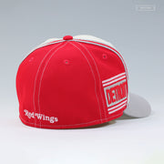 DETROIT RED WINGS NHL REVERSE RETRO DIAGONAL BLOCK NEW ERA FITTED CAP