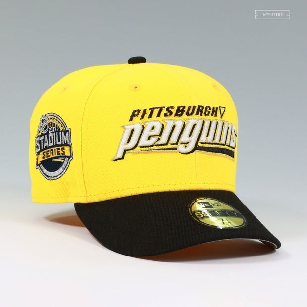 PITTSBURGH PENGUINS 2017 STADIUM SERIES MOONBEAM JET BLACK NEW ERA FITTED CAP