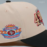 SAN FRANCISCO 49ERS SUPER BOWL XXIX CHAMPIONS RIPENED PEACH NEW ERA FITTED CAP