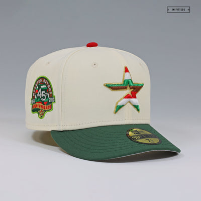 HOUSTON ASTROS 45TH ANNIVERSARY MEXICAN HERITAGE ¡VIVA MÉXICO! NEW ERA FITTED CAP