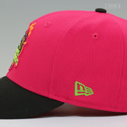 PERROS BOMBEROS DE PEORIA COPA STRAWBERRY JET BLACK NEW ERA FITTED CAP