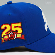 NEW JERSEY DEVILS 25TH ANNIVERSARY 1982-2007 GITD CLUB ROYAL NEW ERA FITTED CAP