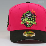 PERROS BOMBEROS DE PEORIA COPA STRAWBERRY JET BLACK NEW ERA FITTED CAP