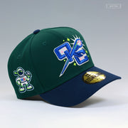 OKLAHOMA CITY COMETS HOLLY LEAF NIGHTSHADE GLOW IN THE DARK NEW ERA FITTED CAP