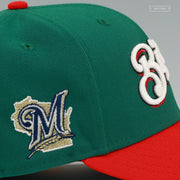 MILWAUKEE BREWERS BIRRAI ITALIAN HERITAGE JERSEY GITD NEW ERA FITTED CAP