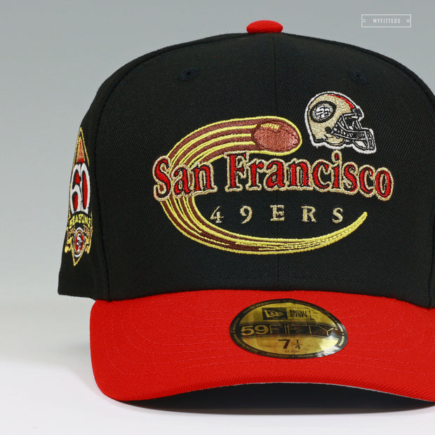 SAN FRANCISCO 49ERS 60TH ANNIVERSARY THE SWIRL NEW ERA FITTED CAP