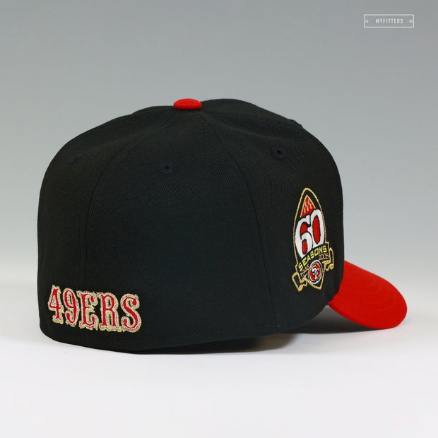 SAN FRANCISCO 49ERS 60TH ANNIVERSARY THE SWIRL NEW ERA FITTED CAP