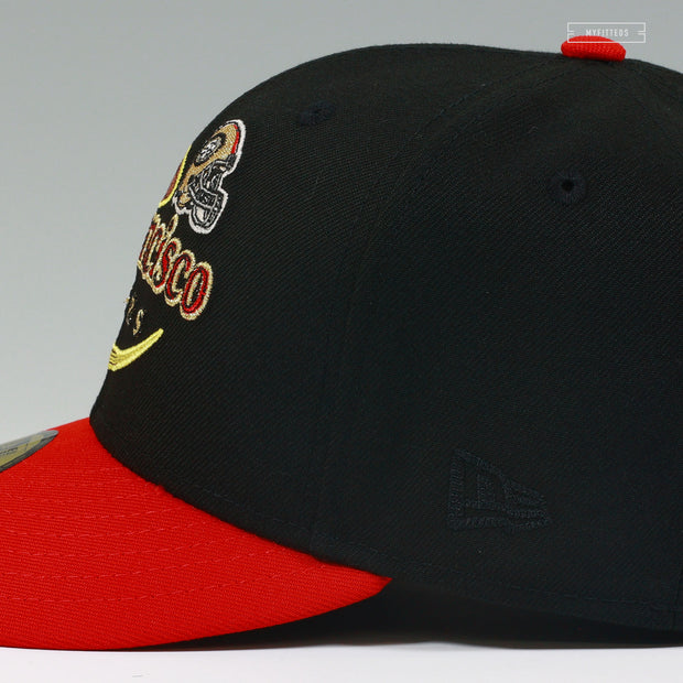 SAN FRANCISCO 49ERS 60TH ANNIVERSARY THE SWIRL NEW ERA FITTED CAP