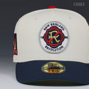 NEW ENGLAND REVOLUTION 1996 RETRO OFF WHITE NEW ERA FITTED CAP