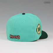 BOISE HAWKS BASEBALL CLUB MINT JULEP FIELD GREEN NEW ERA FITTED CAP