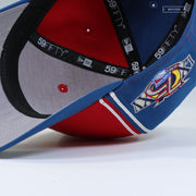 NEW YORK RANGERS LADY LIBERTY REVERSE RETRO 2.0 75TH ANNIVERSARY DIAGONAL BLOCK NEW ERA CAP