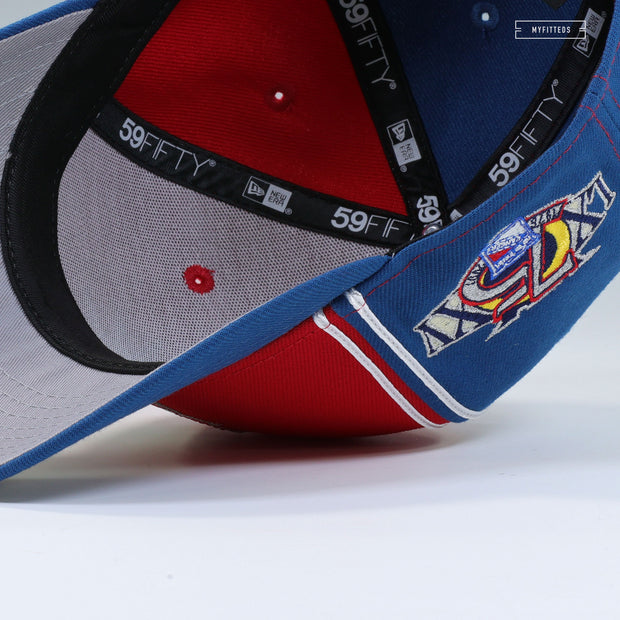 NEW YORK RANGERS LADY LIBERTY REVERSE RETRO 2.0 75TH ANNIVERSARY DIAGONAL BLOCK NEW ERA CAP