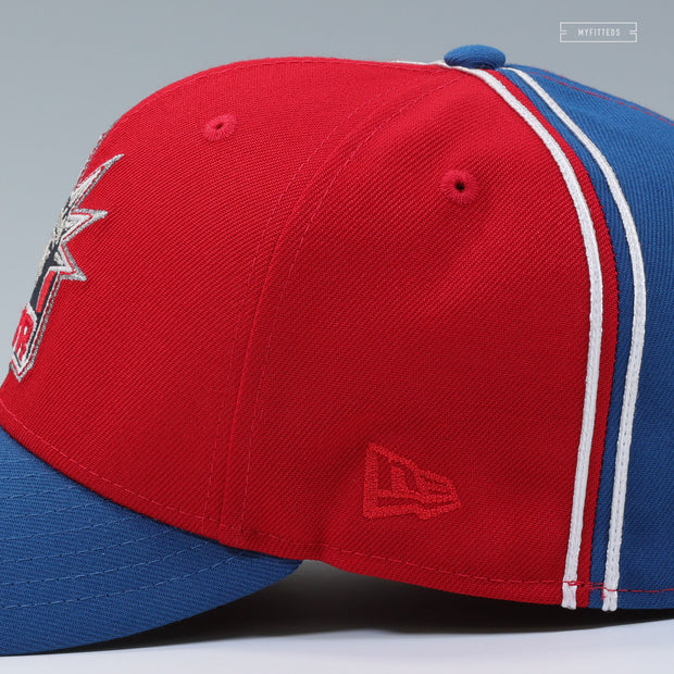 NEW YORK RANGERS LADY LIBERTY REVERSE RETRO 2.0 75TH ANNIVERSARY DIAGONAL BLOCK NEW ERA CAP