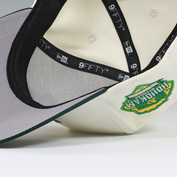 OAKLAND ATHLETICS STOMPER. HOHOKAM STADIUM 10 SEASONS 9FIFTY A-FRAME NEW ERA SNAPBACK