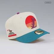 LOS ANGELES LAKERS GOAT SERAPE FATHER SUN SON SUN NEW ERA FITTED CAP