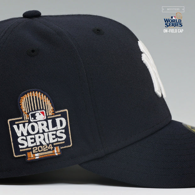 NEW YORK YANKEES 2024 WORLD SERIES ON-FIELD GAME NEW ERA FITTED CAP