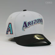 ARIZONA DIAMONDBACKS DROP NEEDLE CHAIN STITCH ROAD JERSEY NEW ERA FITTED CAP