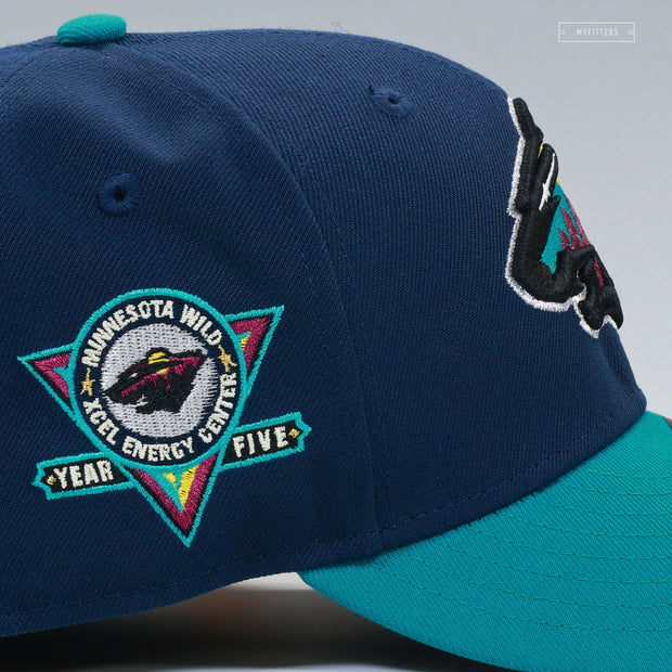 MINNESOTA WILD INAUGURAL SEASON AND 5TH SEASON PACIFIC NORTHWEST NEW ERA FITTED CAP