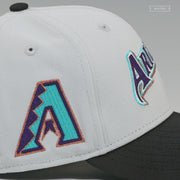 ARIZONA DIAMONDBACKS DROP NEEDLE CHAIN STITCH ROAD JERSEY NEW ERA FITTED CAP