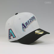 ARIZONA DIAMONDBACKS DROP NEEDLE CHAIN STITCH ROAD JERSEY NEW ERA FITTED CAP