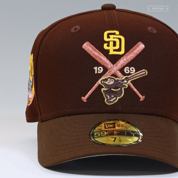 SAN DIEGO PADRES PETCO PARK 20TH ANNIVERSARY THE GOLDEN TICKET NEW ERA FITTED CAP