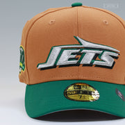 NEW YORK JETS 50TH ANNIVERSARY CIGARS AND TROPHIES NEW ERA FITTED CAP