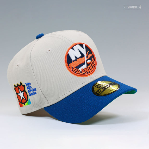 NEW YORK ISLANDERS 35TH 1983 NHL ALL-STAR GAME SANDSTONE NEW ERA FITTED CAP