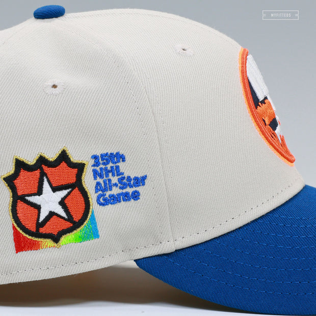 NEW YORK ISLANDERS 35TH 1983 NHL ALL-STAR GAME SANDSTONE NEW ERA FITTED CAP