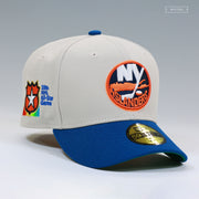 NEW YORK ISLANDERS 35TH 1983 NHL ALL-STAR GAME SANDSTONE NEW ERA FITTED CAP