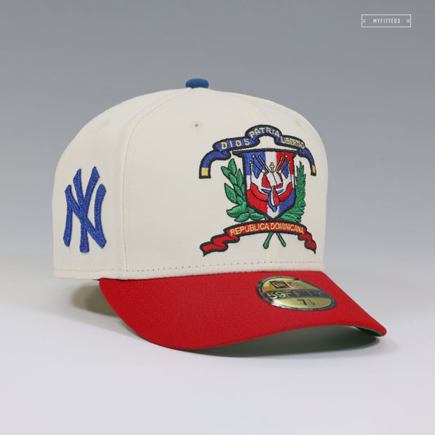 EL ESCUDO DE LA REPÚBLICA DOMINICANA X NEW YORK YANKEES JUAN SOTO #22 NEW ERA HAT