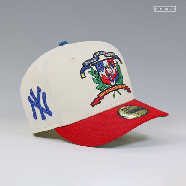 EL ESCUDO DE LA REPÚBLICA DOMINICANA X NEW YORK YANKEES JUAN SOTO #22 NEW ERA HAT