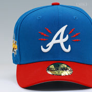 ATLANTA BRAVES 2025 MLB ALL-STAR GAME BOLTS AND TOMAHAWKS NEW ERA FITTED CAP